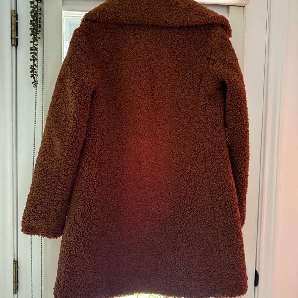 Sam Edelman Brown Teddy Coat - Picture 7 of 7